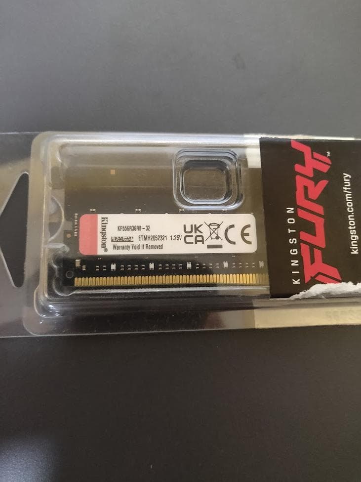 DDR5 RAM 32GB 1枚 KINGSTON FURY