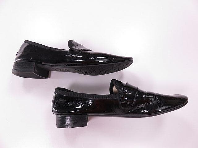 mari！レペット　ローファー　マイケル　エナメル　黒　靴　23.5cm