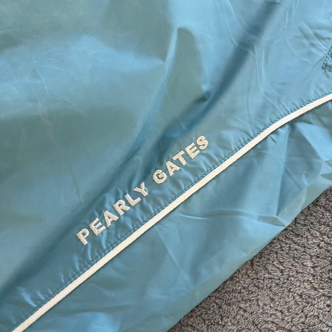 パーリーゲイツ　セットアップ　ジャケット　パンツ　レディース　ゴルフ　水色　MS