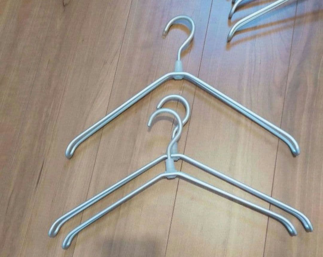 無印良品　廃盤　レア　アルミ製衣類ハンガー　38本セット