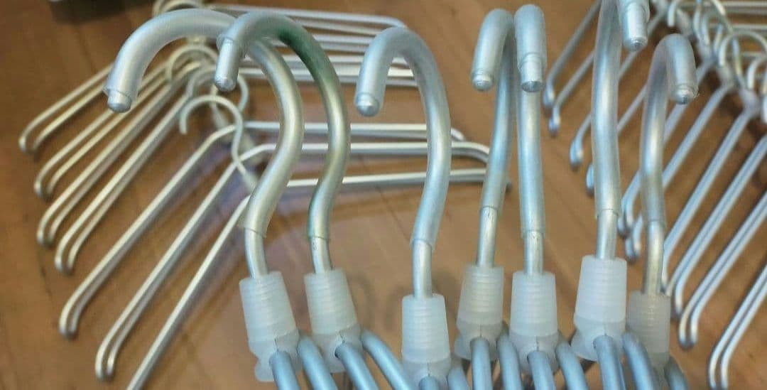 無印良品　廃盤　レア　アルミ製衣類ハンガー　38本セット