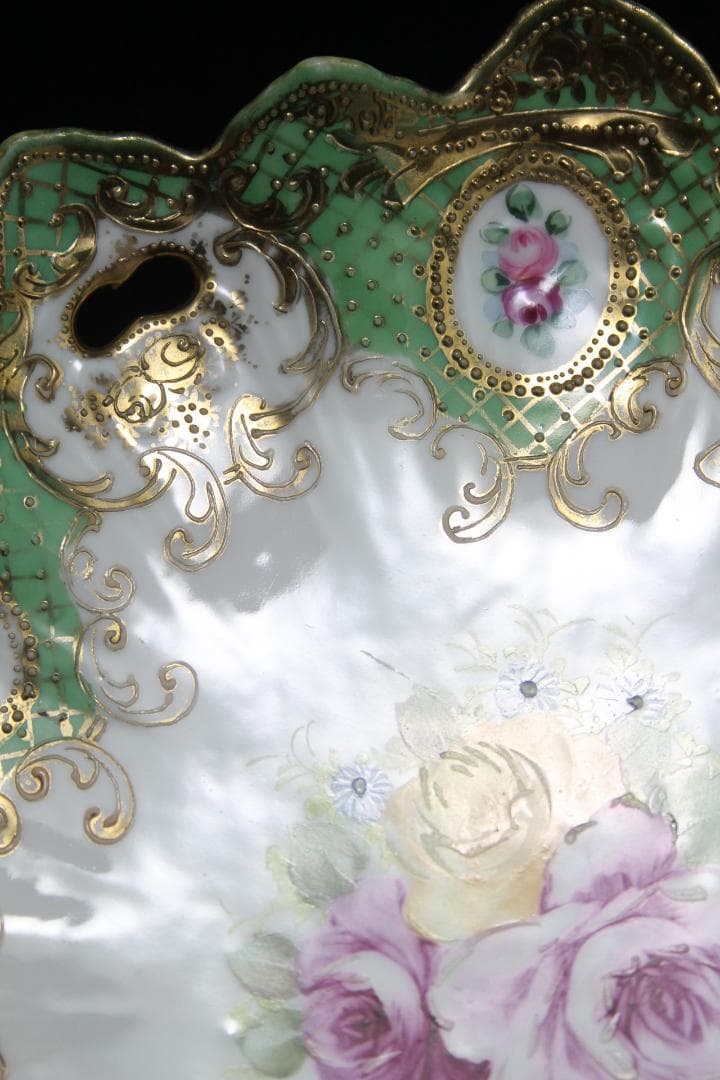 ◎希少　RC刻印　高級磁器　煌びやかなプレート　ノリタケ