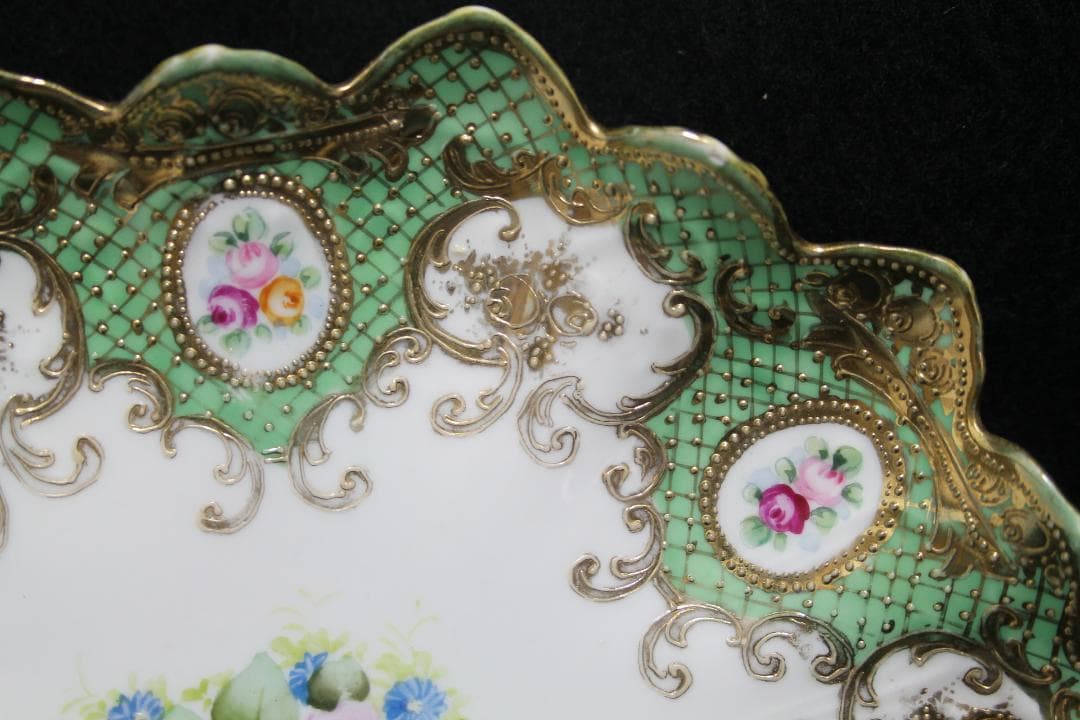 ◎希少　RC刻印　高級磁器　煌びやかなプレート　ノリタケ