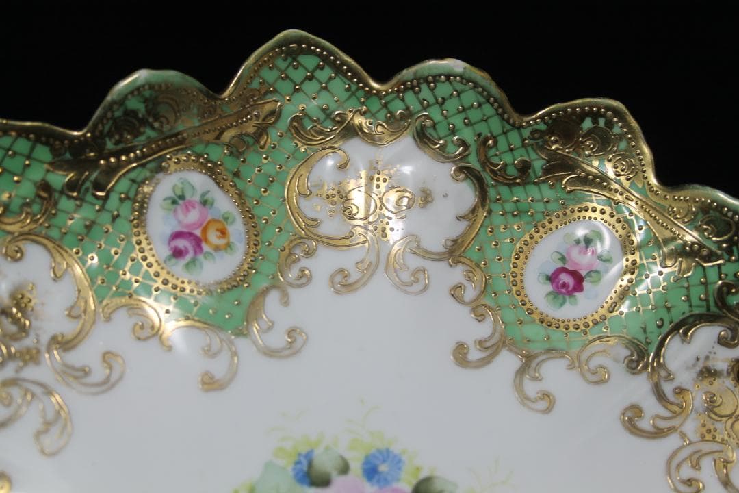 ◎希少　RC刻印　高級磁器　煌びやかなプレート　ノリタケ