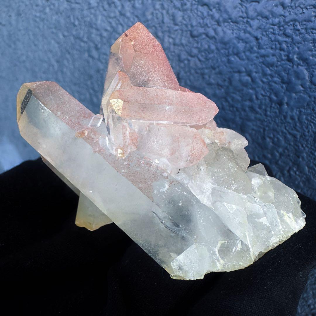 希少❗️高品質❗️超綺麗☆ピンク♡ヒマラヤ水晶 クラスターレインボー天然石A1376