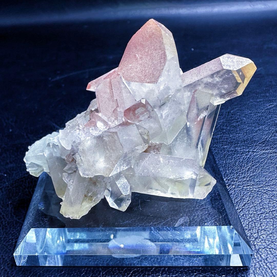 希少❗️高品質❗️超綺麗☆ピンク♡ヒマラヤ水晶 クラスターレインボー天然石A1376