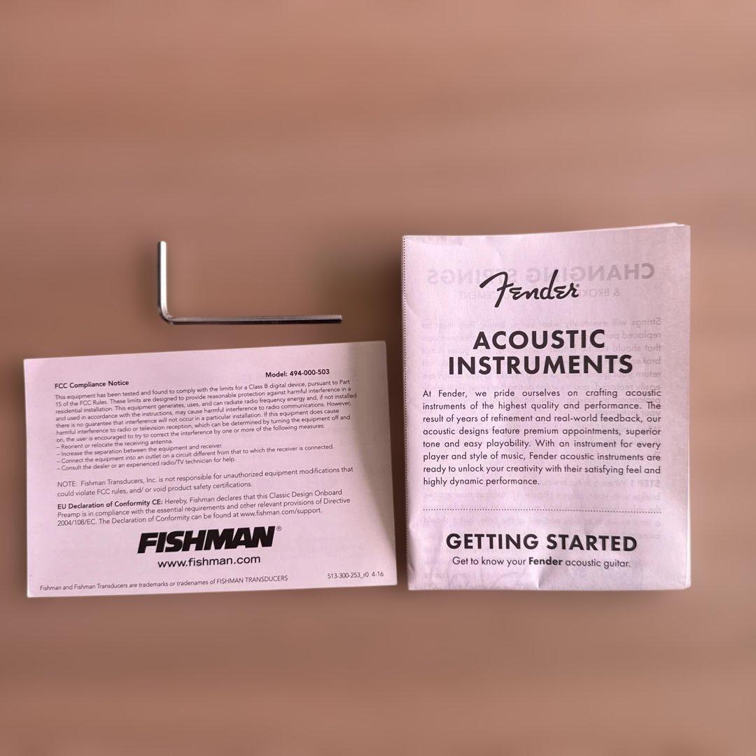 SI Fender California Series アコースティックギター