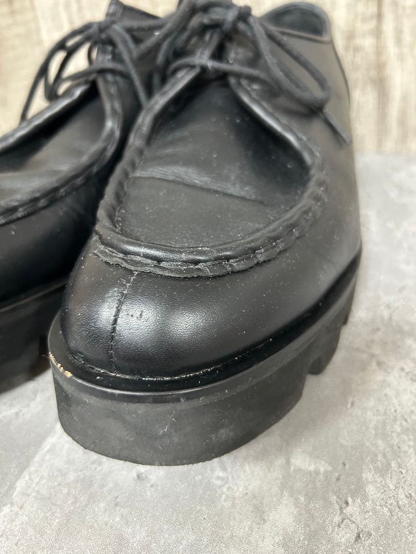 PADRONE パドローネ チロリアンシューズ チャンキーソール 42 黒