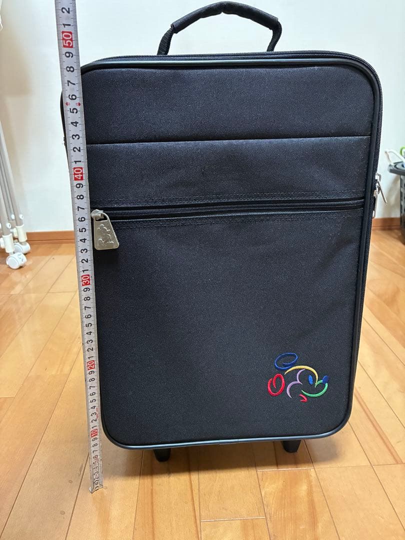 【希少】ディズニーキャリーケース　布製　スーツケースとショルダーバッグのセット