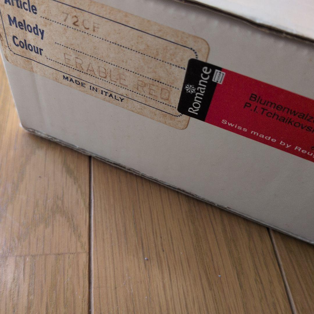 花柄木製オルゴール、アクセサリーケース