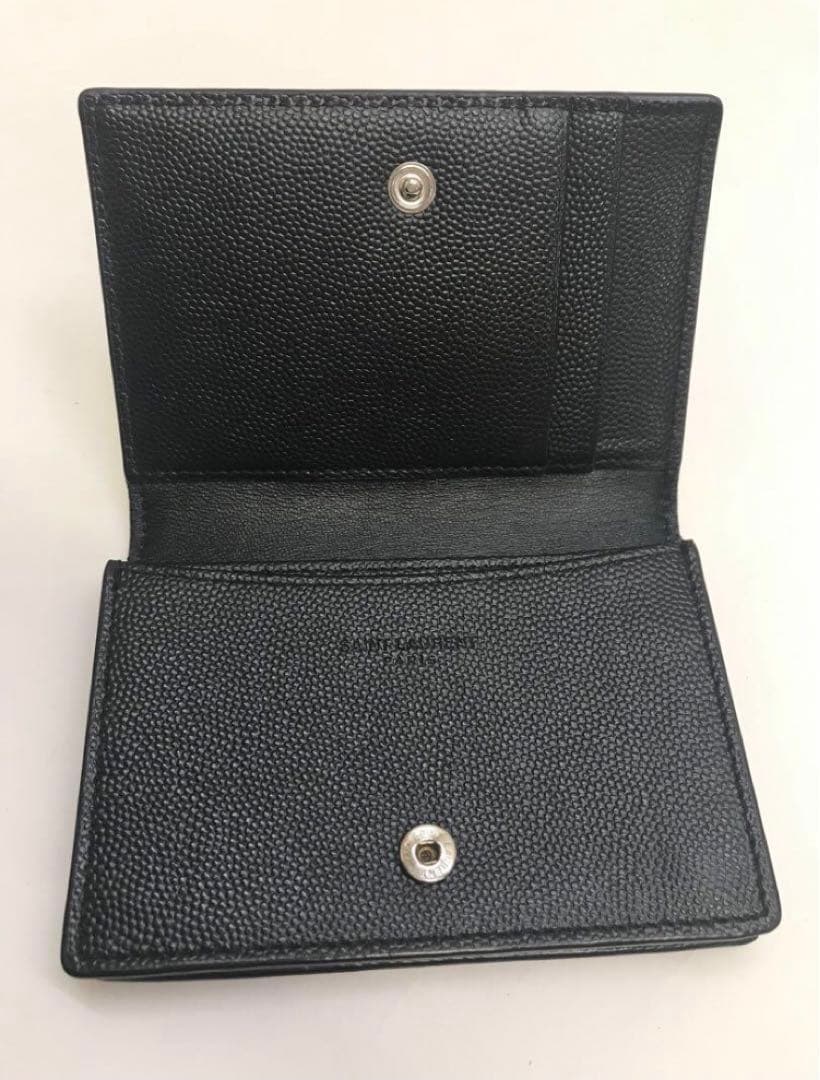 早い者勝ち❣️ サンローラン 名刺入れ カードケース BL レザー