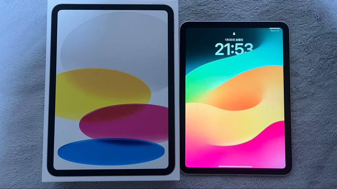 iPad 第10世代 64GB シルバー　NIMASO アンチグレアフィルム付き