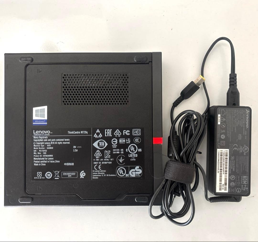 爆速第9世代CPU Lenovo ThinkCentre ミニPC Office