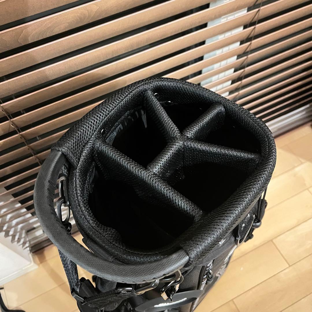 【即発送】25 MALBON マルボンゴルフ キャディバッグ ゴルフバッグ BK