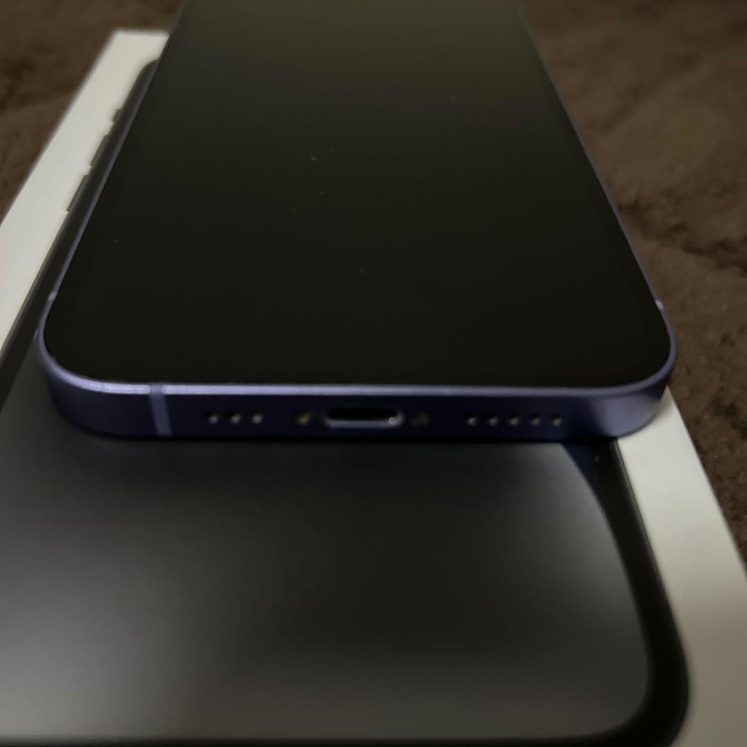 【美品】Apple iPhone 12 パープル 64GB