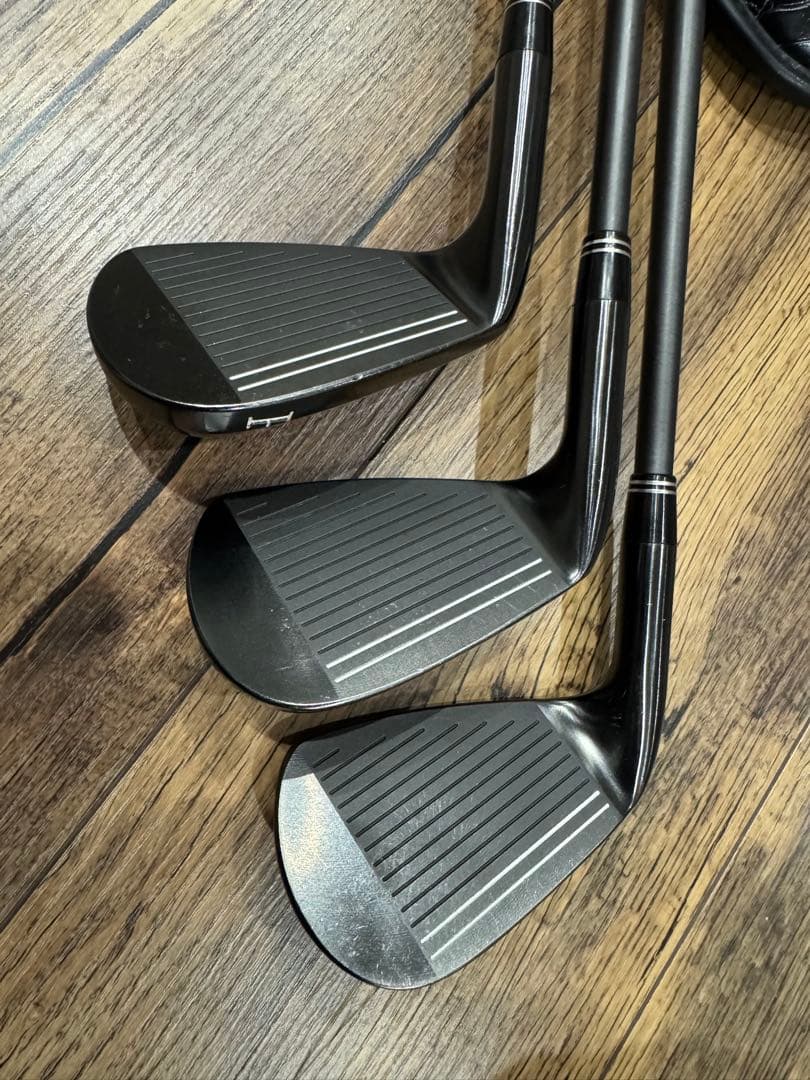 マスダゴルフ JM-H2 PVDブラック #8-P スチールファイバー i95