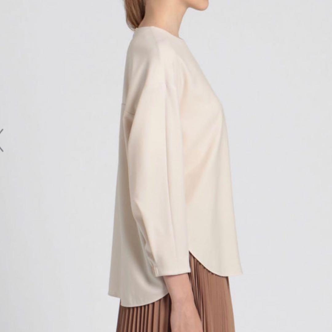 セオリーリュクス　ウールセーラーブラウス　長袖ブラウス　アイボリー　サイズ38