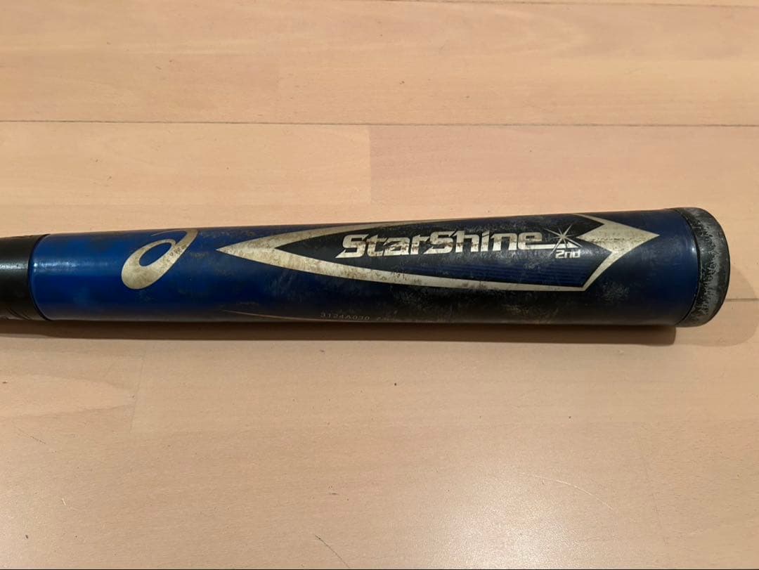 【キムモー様】アシックス スターシャイン2nd 軟式少年用 バットブルー