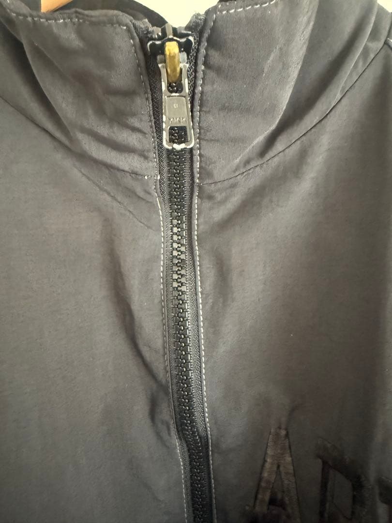 実物used ipfuジャケット　ブラック染め　M-L ミディアム・ロング