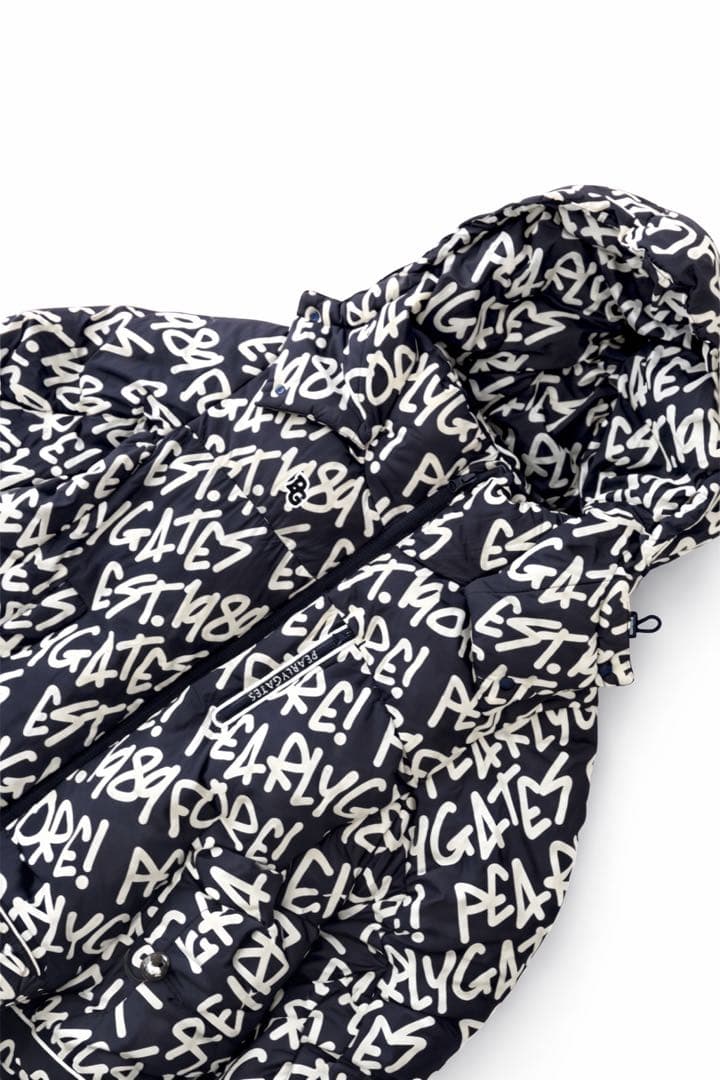 PEARLY GATES パーリーゲイツ　レディース　ダウンジャケット　総柄　M