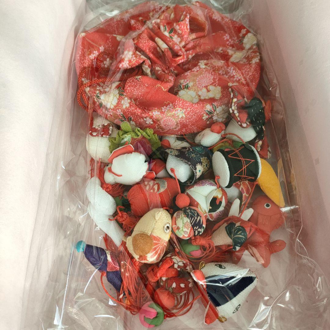 ひな祭り 吊るし飾り(みやび) 　赤　高さ(80cm)