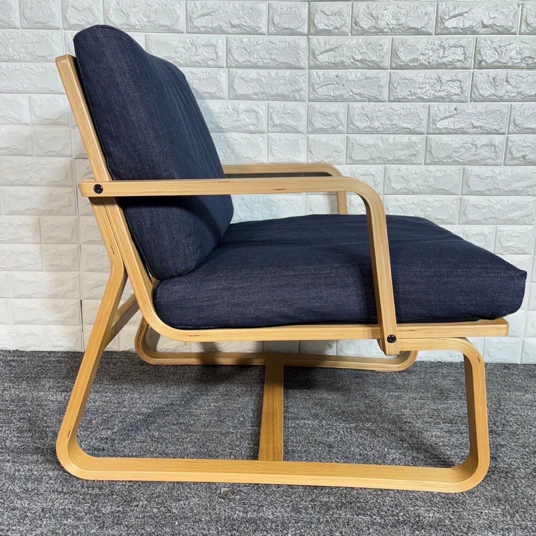 無印良品 リビングでもダイニングでもつかえるソファチェア 椅子 チェア C083