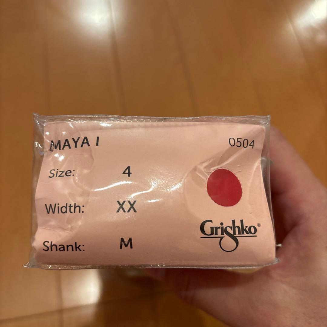 Grishko MAYA I トゥシューズ サイズ4 幅XX シャンクM