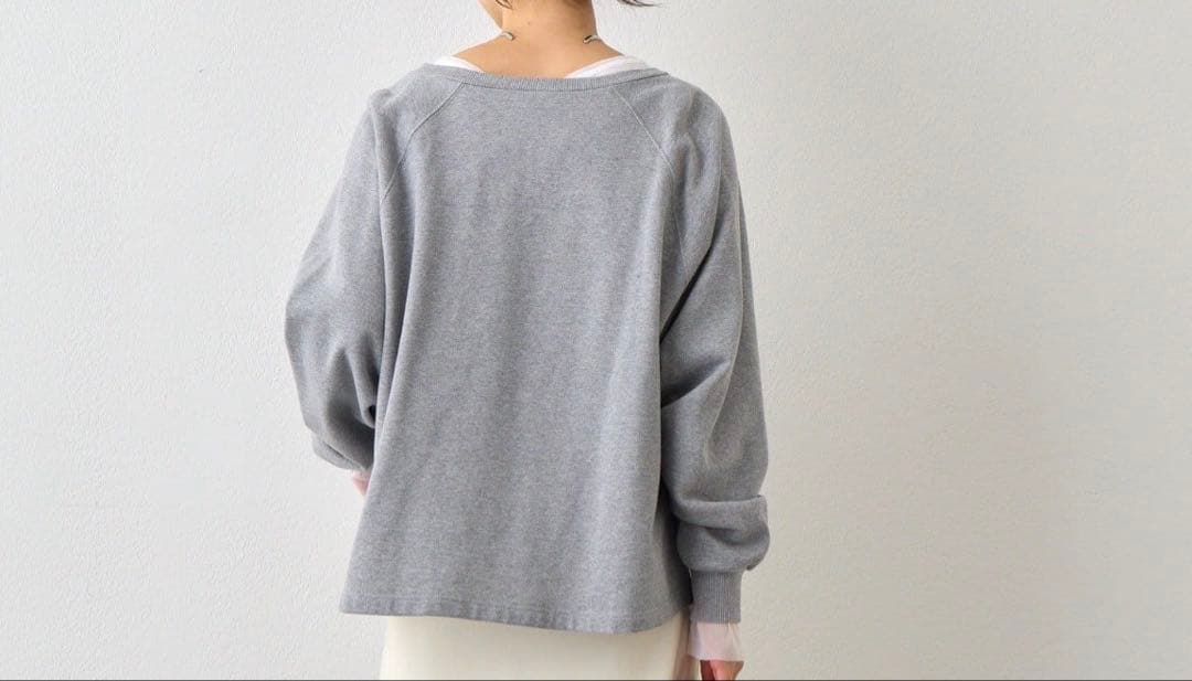 RIVE DROITE リヴドロワ　ハーフZIPスエット