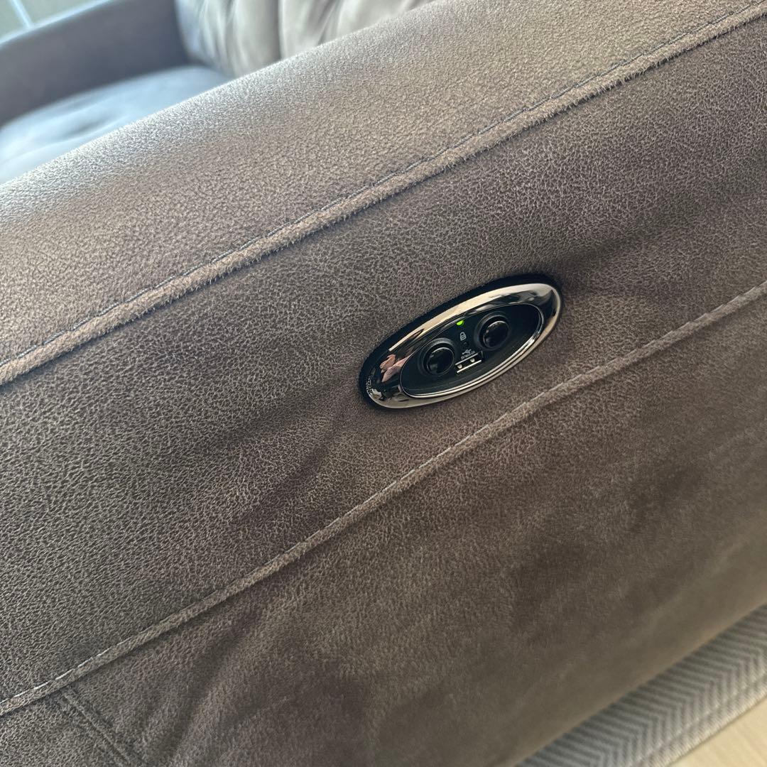 【大塚家具】リクライニング機能付き2人掛けソファ