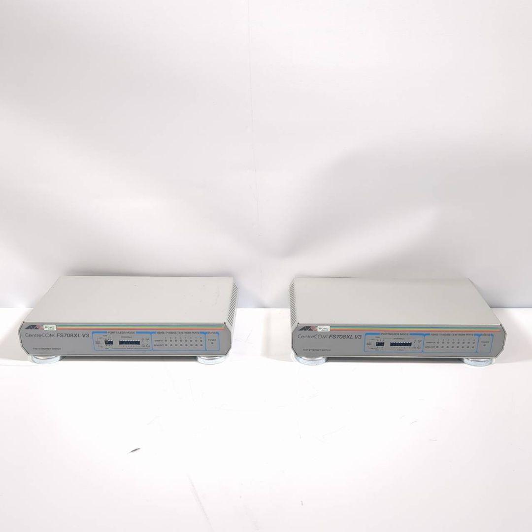 ルーター・ネットワーク機器 Allied Telesis FS708XL V3 FS716TX V3
