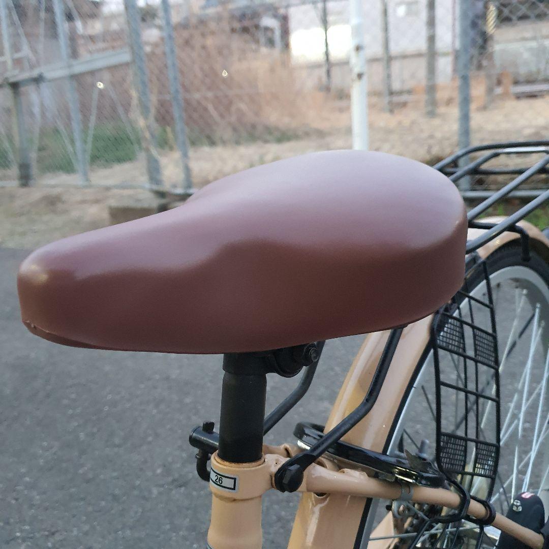 ママチャリ シティサイクル 前面バスケット付き