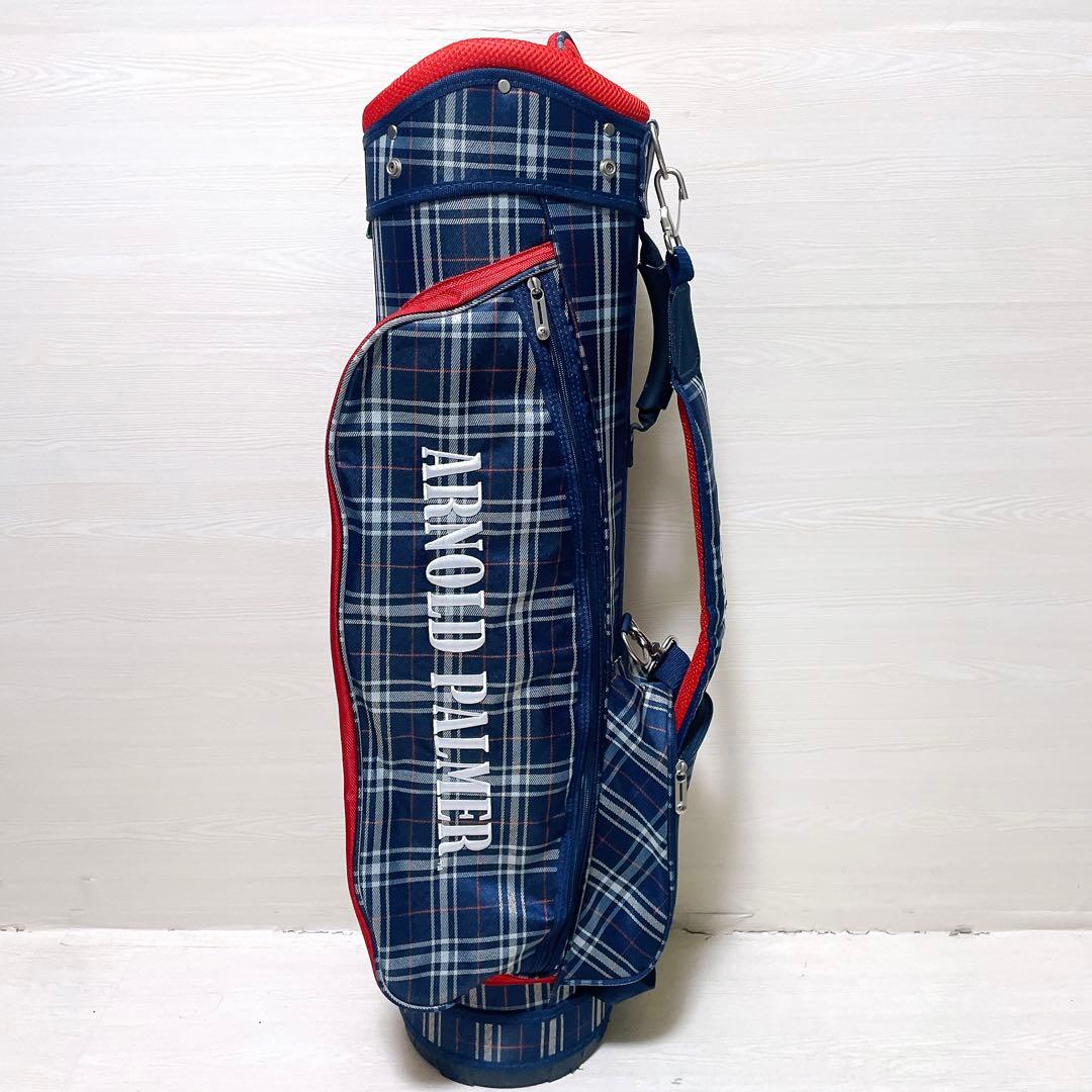 極美品 アーノルドパーマー キャディバッグ タータンチェック ユニセックス