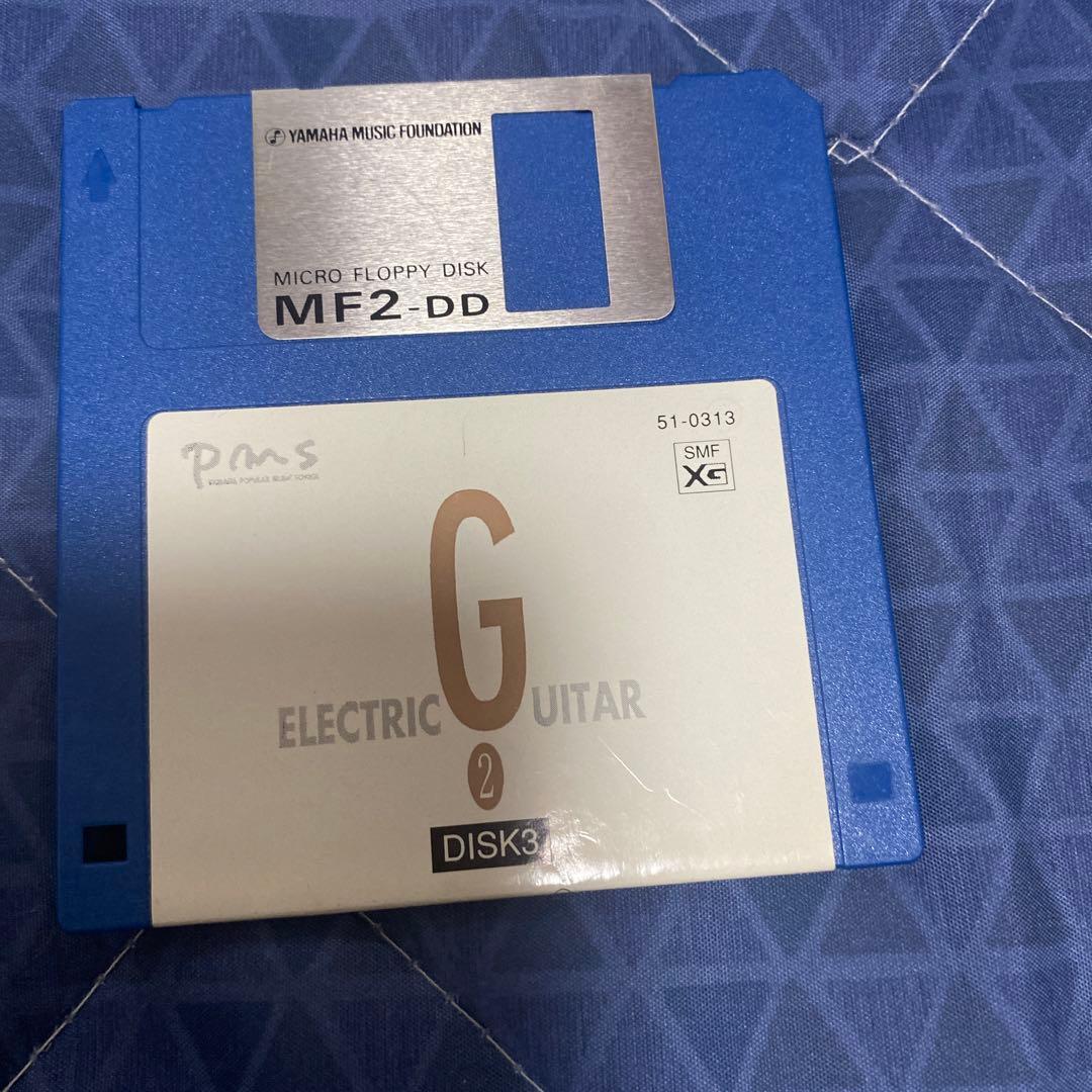 electric guitar midi フロッピー　伴奏くん　3枚