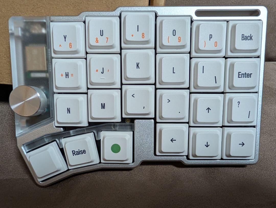 Cornix LP分割キーボード シルバー