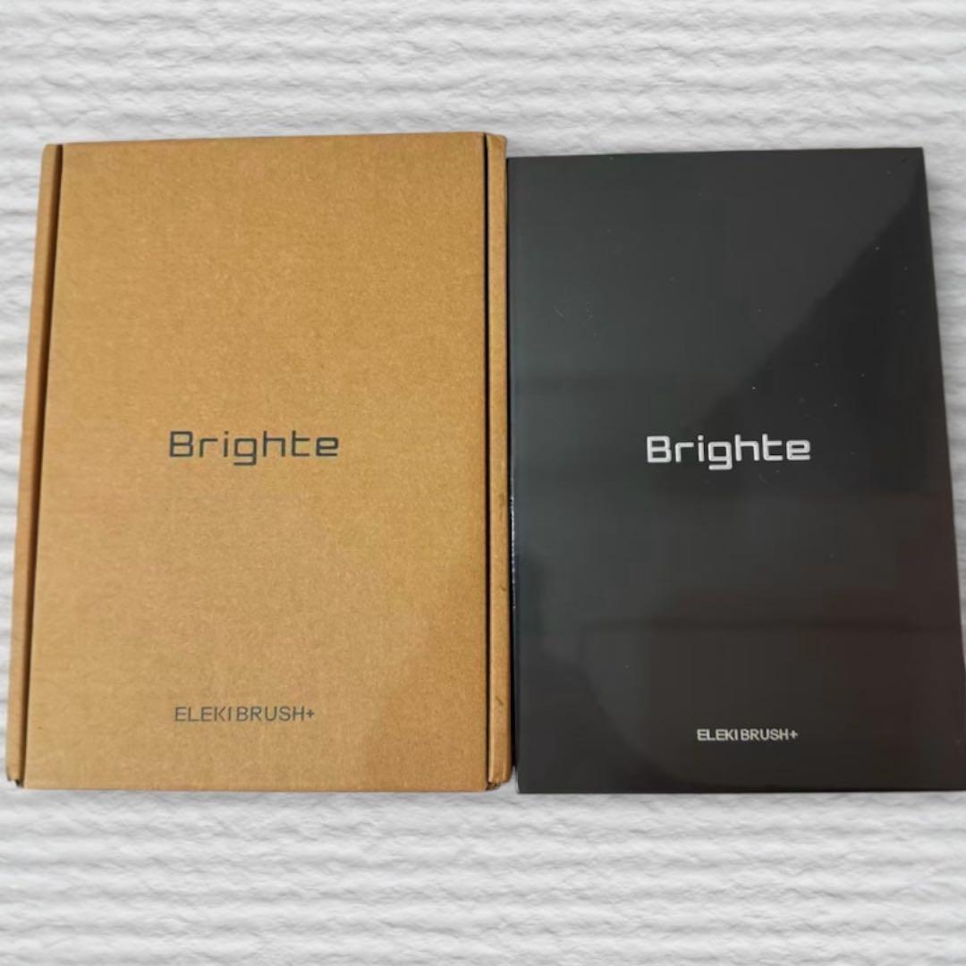 新品 Brighte ELEKI BRUSH+ エレキブラシ 美顔器 箱付き