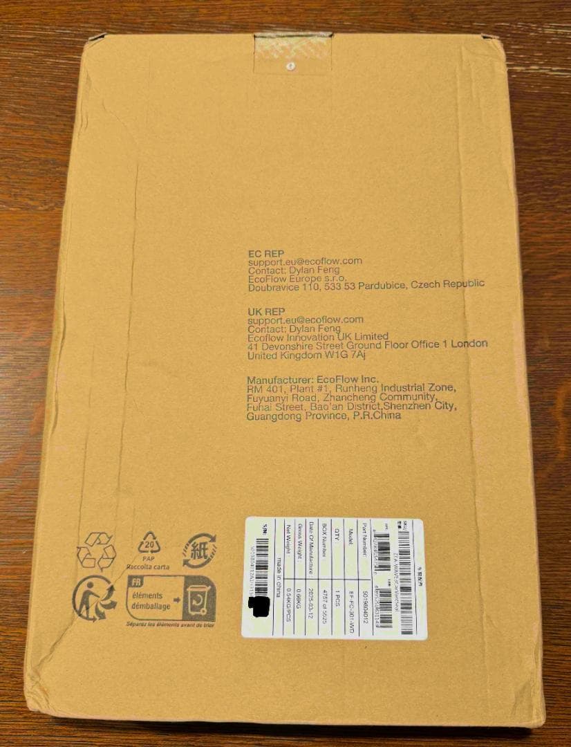 EcoFlow Wave 2 / 3 用窓シート【新品未使用・未開封】