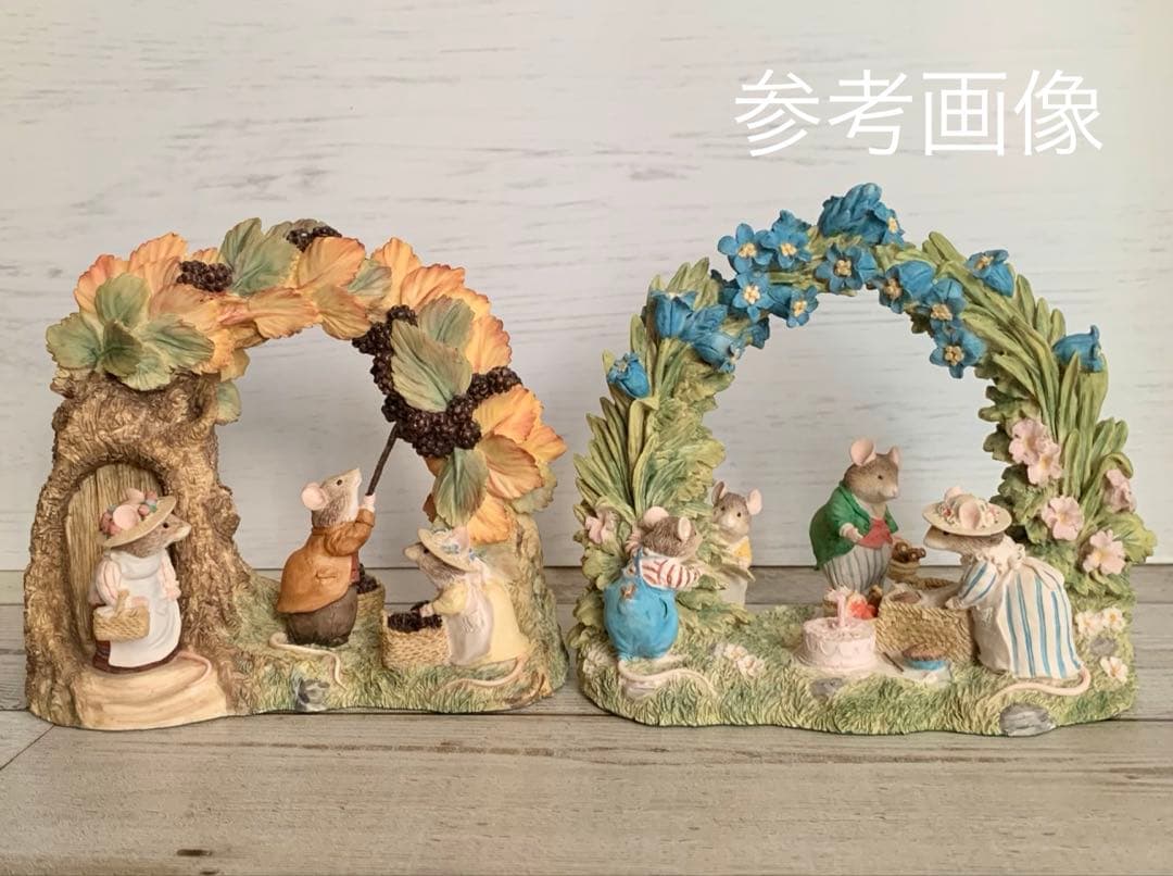 【希少】ブランブリーヘッジ 春 spring タブロー フィギュリン 置物