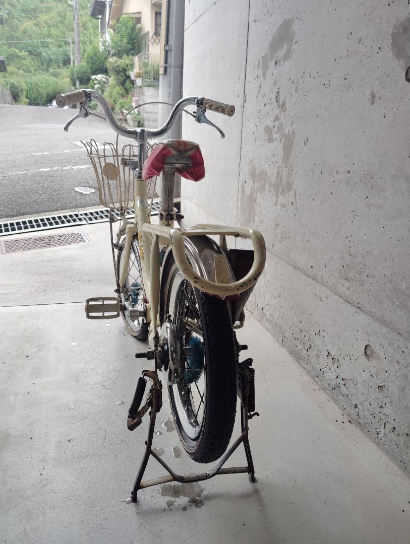 希少！昭和レトロ　子供用自転車　ひかりパンダ　アンティークヴィンテージ　当時物
