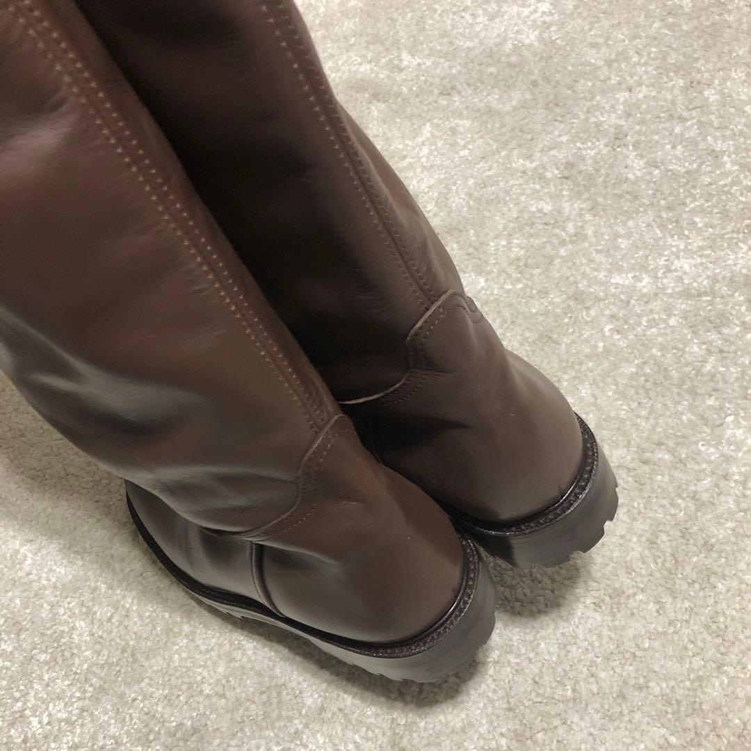 kiss x ロングブーツ 24 耐滑 コマンドソール エンジニア バイカー