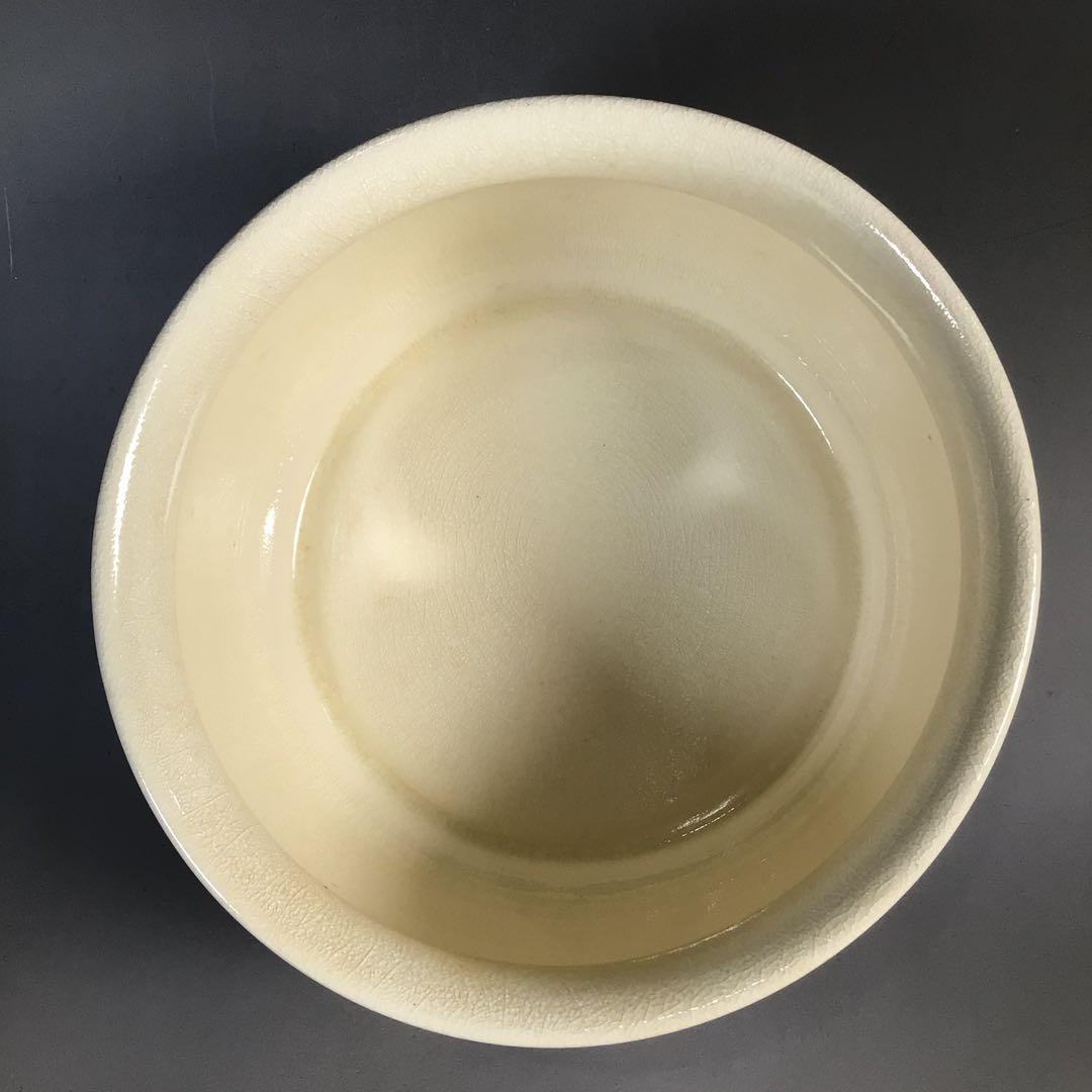 Ｍ９２１　オランダ皆具　『河合瑞豊造』『水指　建水　蓋置　杓立』　共箱　茶道具