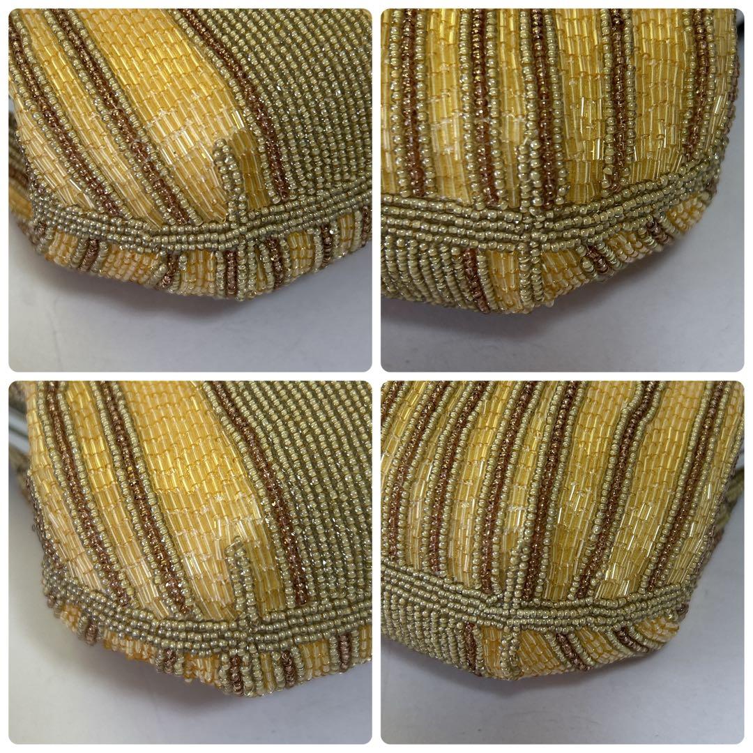 ✨美品✨総ビーズ 草履・バッグセット がま口 和装小物