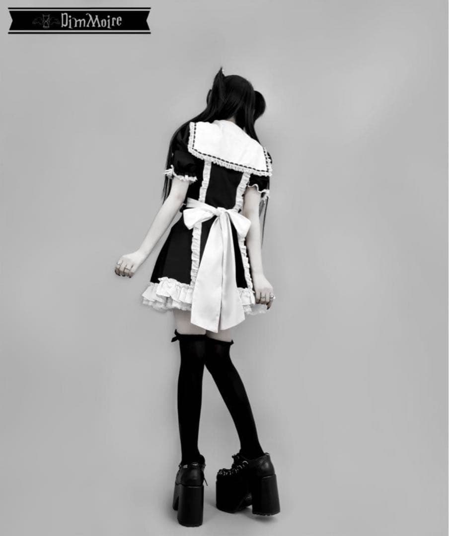 DimMoire ディムモアール 冥界少女のセーラーSETUP 黒 白