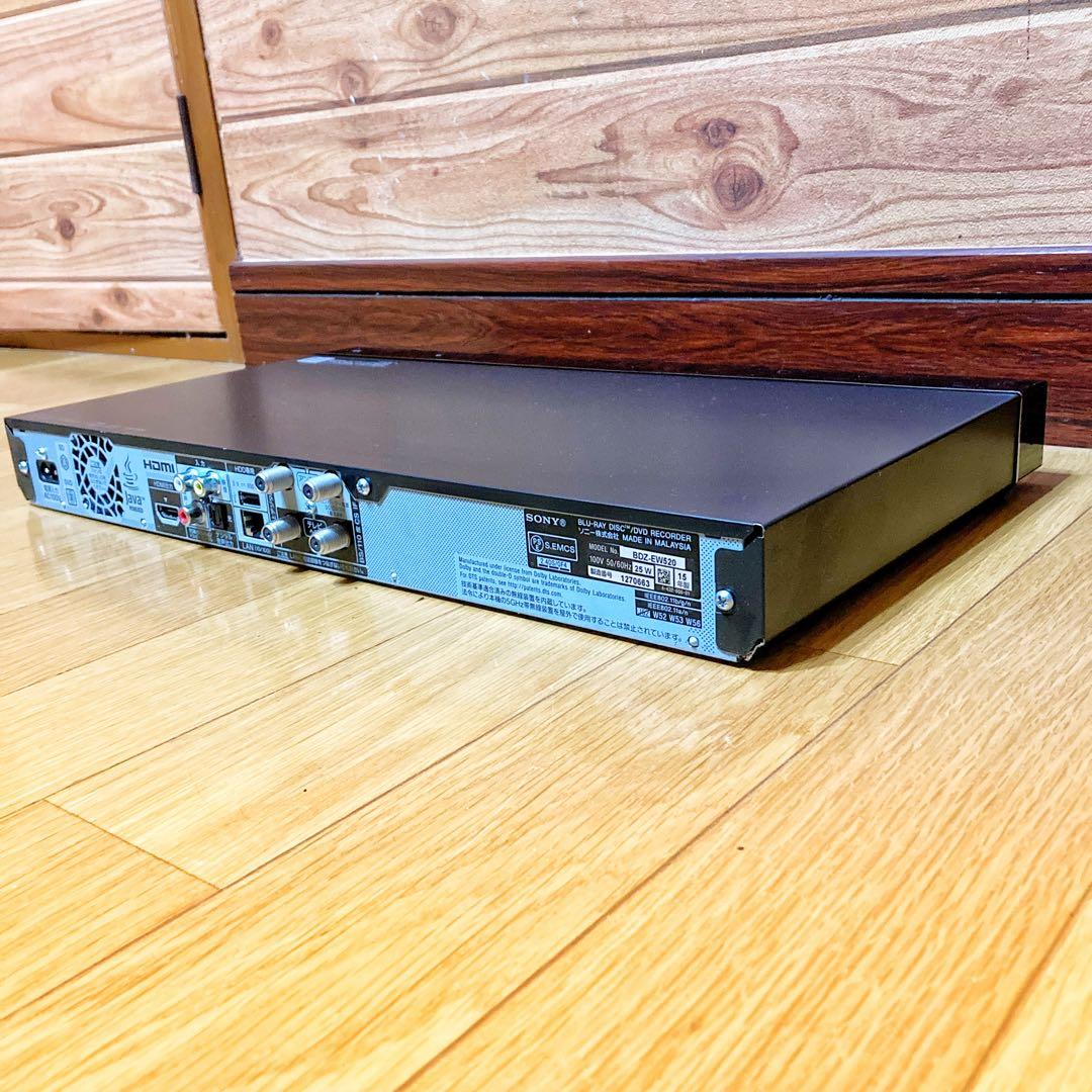 SONY ソニー　ブルーレイレコーダー HDD 500GB 2チューナー 2番組