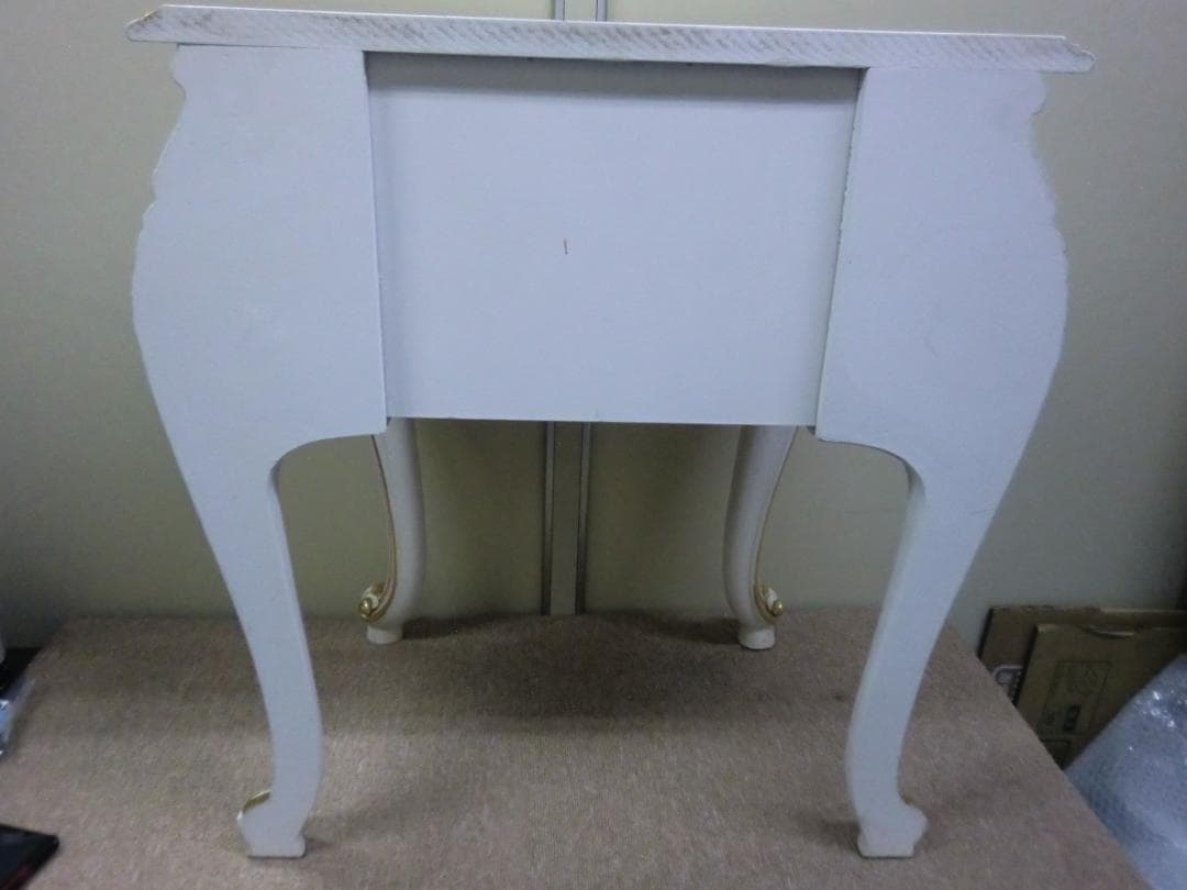 【中古品】RIO FURNITURE　ロココ調コンソールテーブル 引出し2杯付