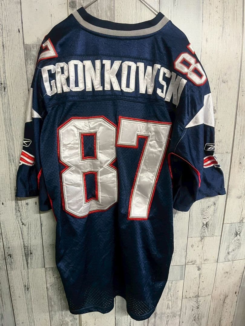 【美品】NFL ペイトリオッツ ロブ・グロンコウスキー リミテッドジャージ
