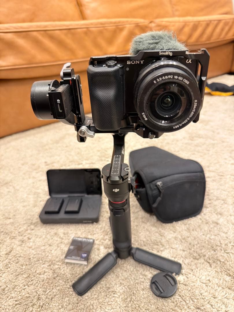 Sony ZV-E10 レンズキット　DJI ジンバル　グリップ 128gb