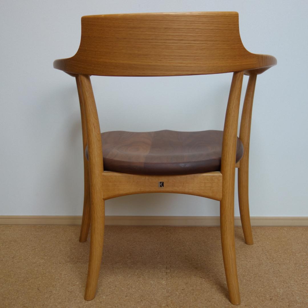 HIDAクレセントアームチェア①メーカー保証 中SG262A　OWA希少ツートン