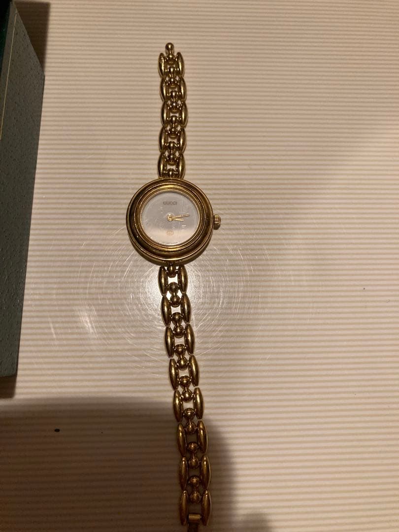 宝*斎様 GUCCI グッチ チェンジベゼル レディース腕時計 ブレスレットウォ
