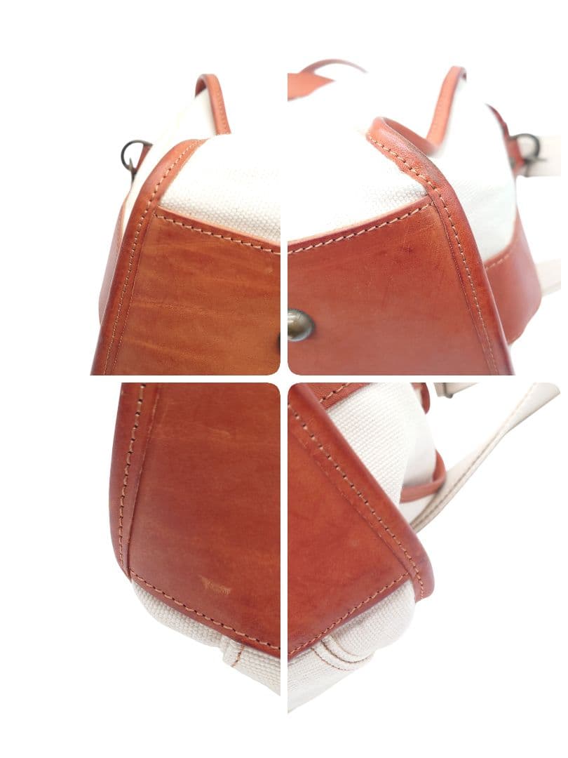 CAMPOMAGGI　カンポマッジ　キャンバス　レザーショルダー　バッグ　大容量