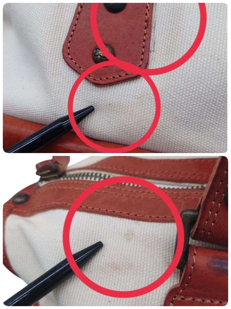 CAMPOMAGGI　カンポマッジ　キャンバス　レザーショルダー　バッグ　大容量